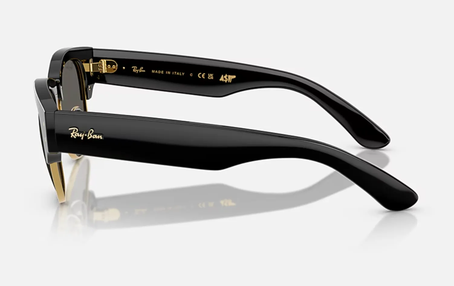 Ray Ban x A$AP Rocky Mega Blacked Clubmaster Out Collection Sunglasses xld