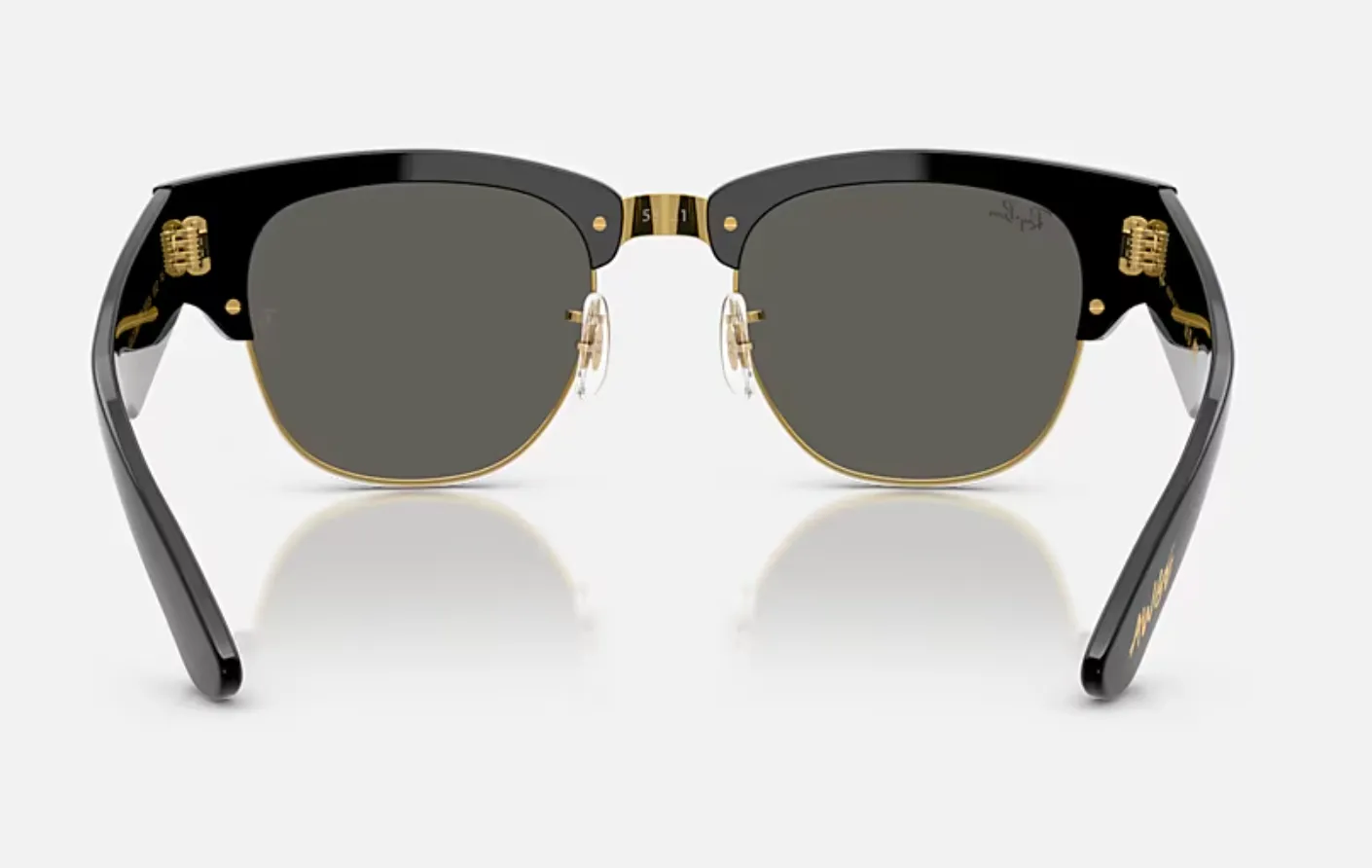 Ray Ban x A$AP Rocky Mega Blacked Clubmaster Out Collection Sunglasses xld