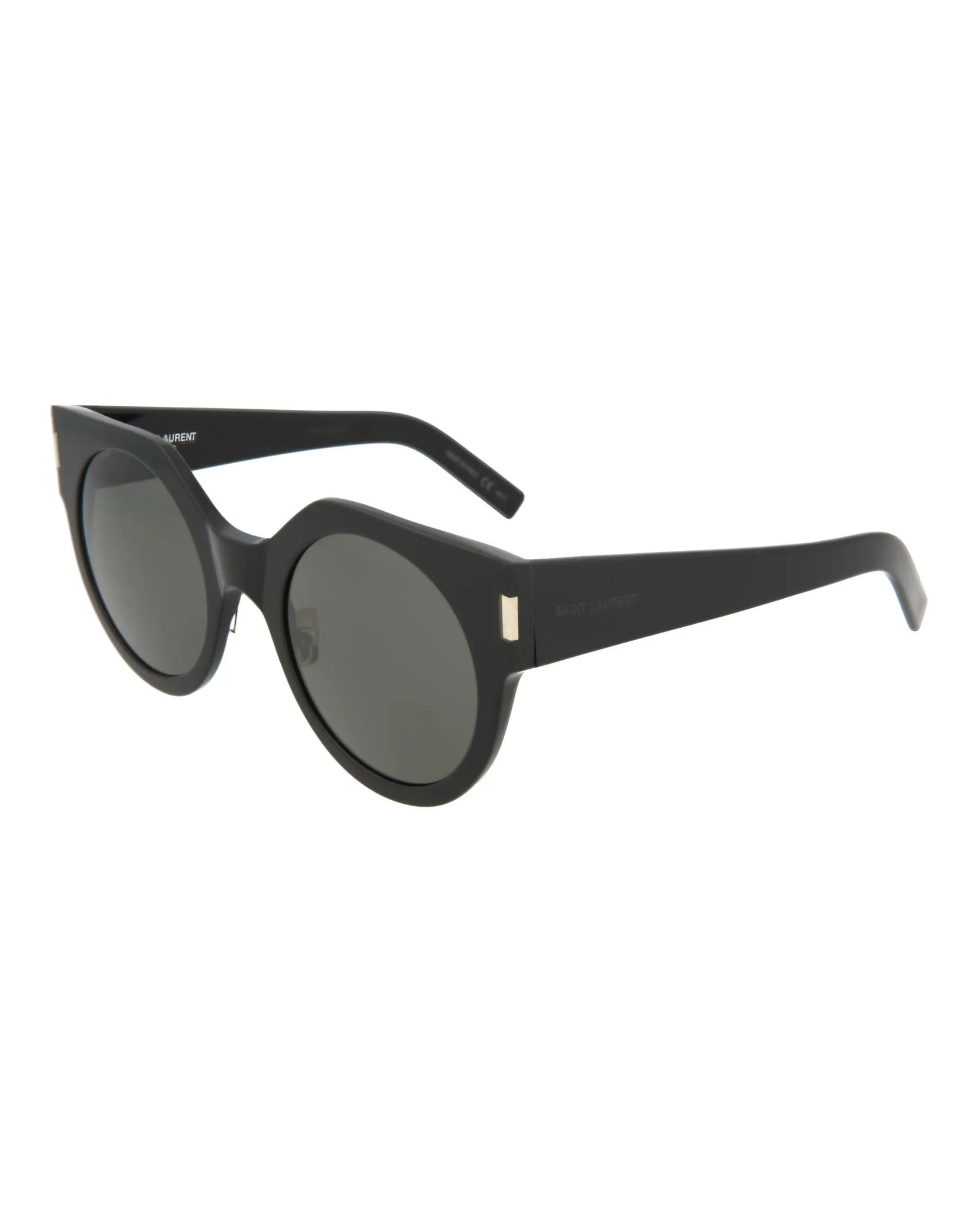 Round-Frame Acetate Sunglasses