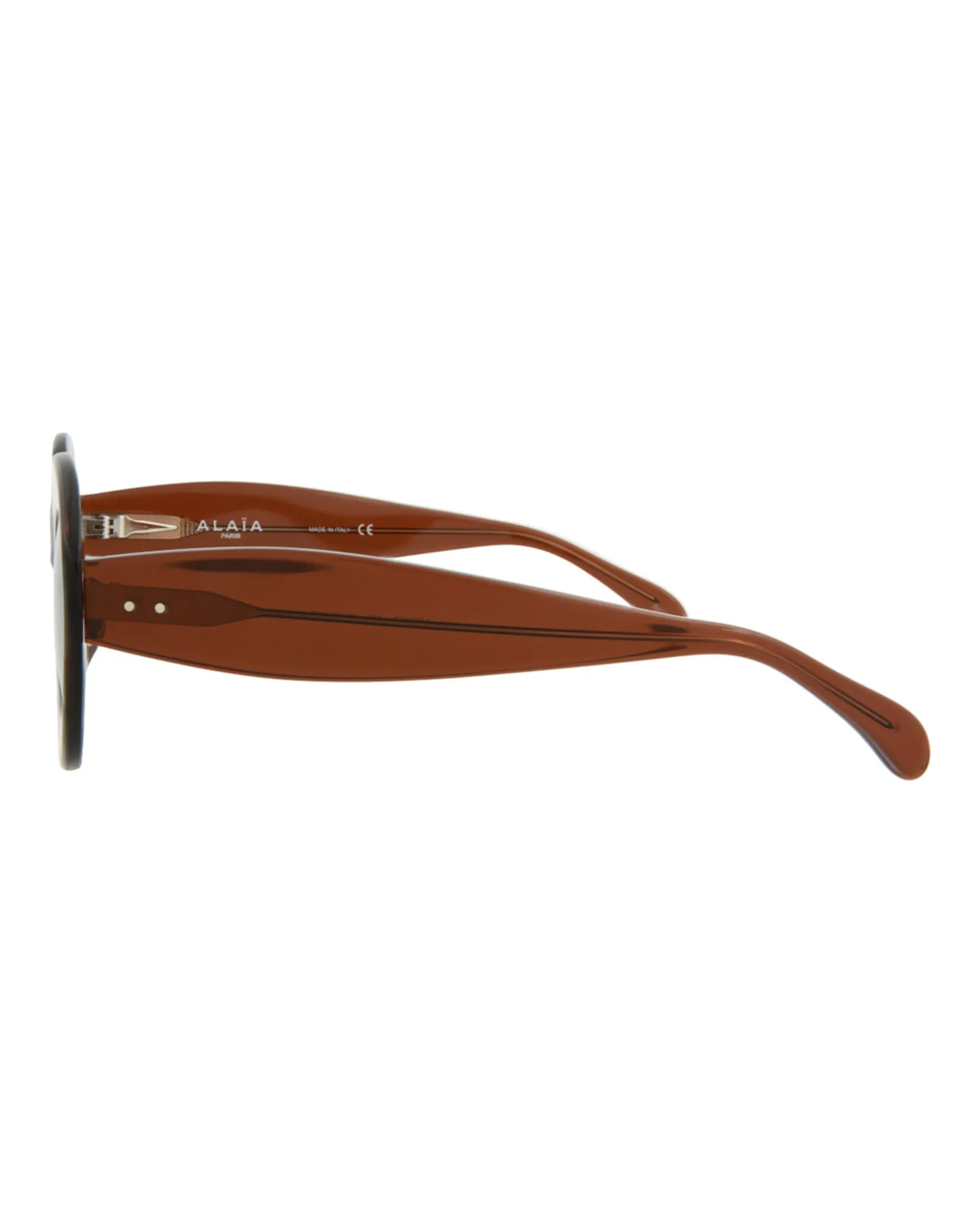 Round-Frame Acetate Sunglasses