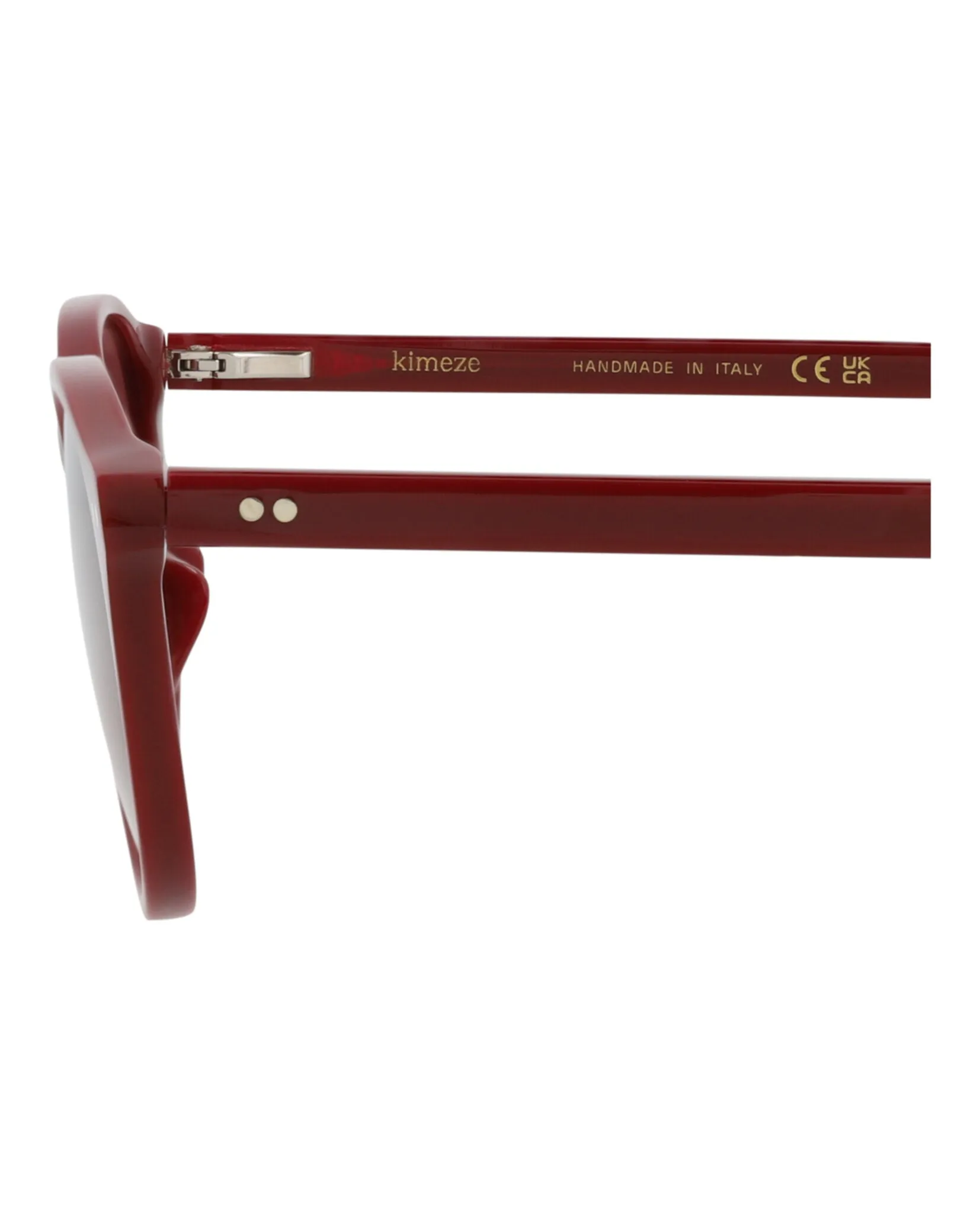 Round-Frame Acetate Sunglasses