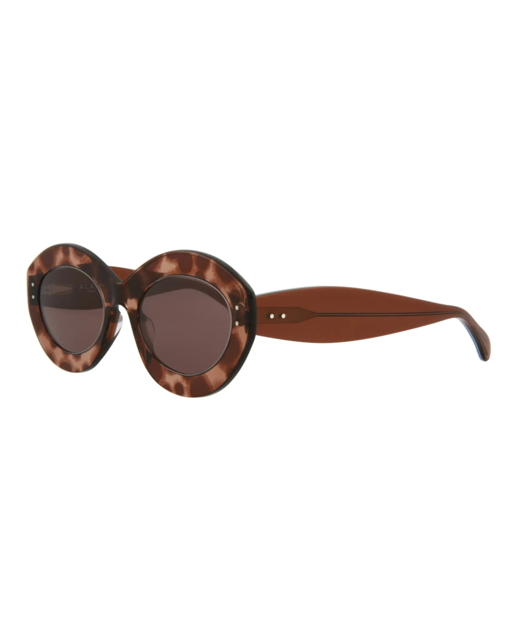 Round-Frame Acetate Sunglasses