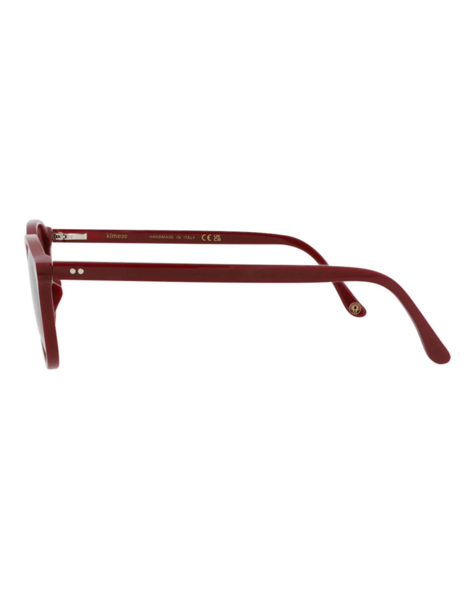 Round-Frame Acetate Sunglasses