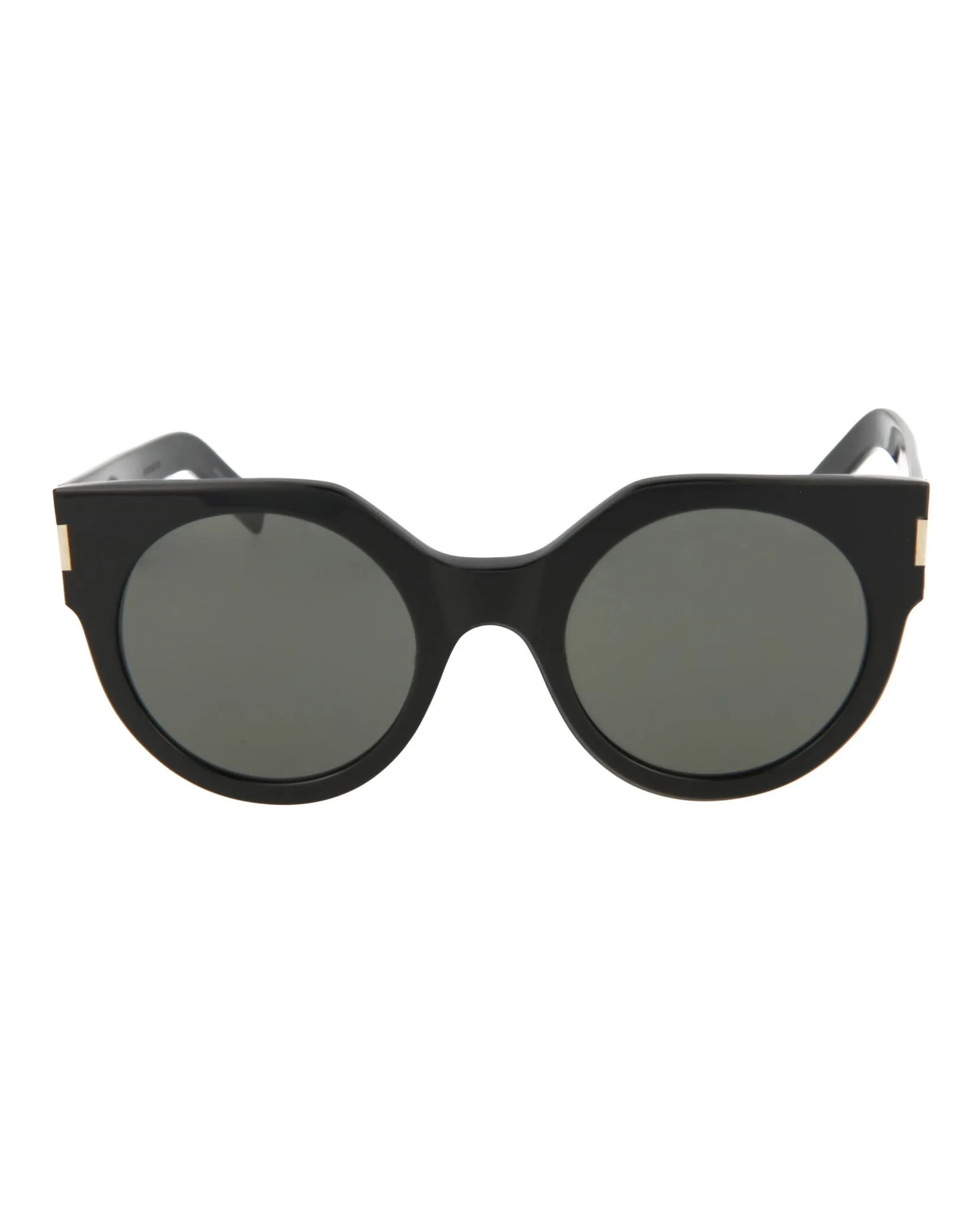 Round-Frame Acetate Sunglasses