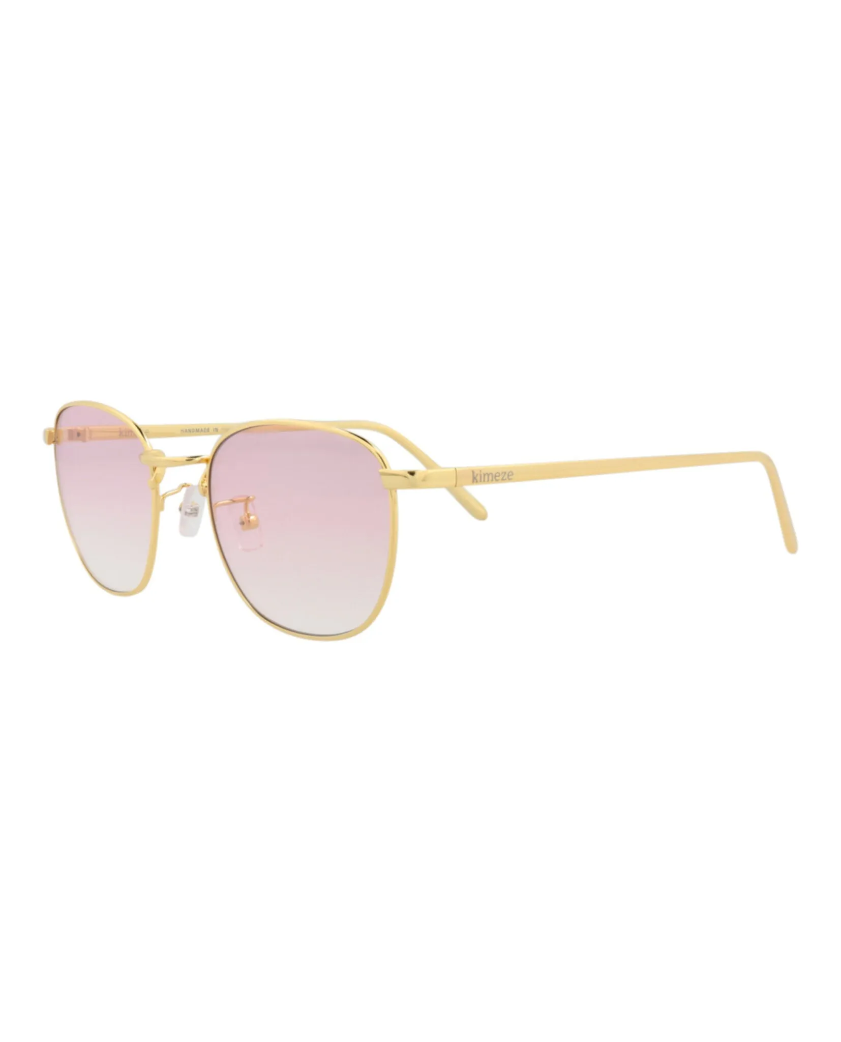 Round-Frame Acetate Sunglasses