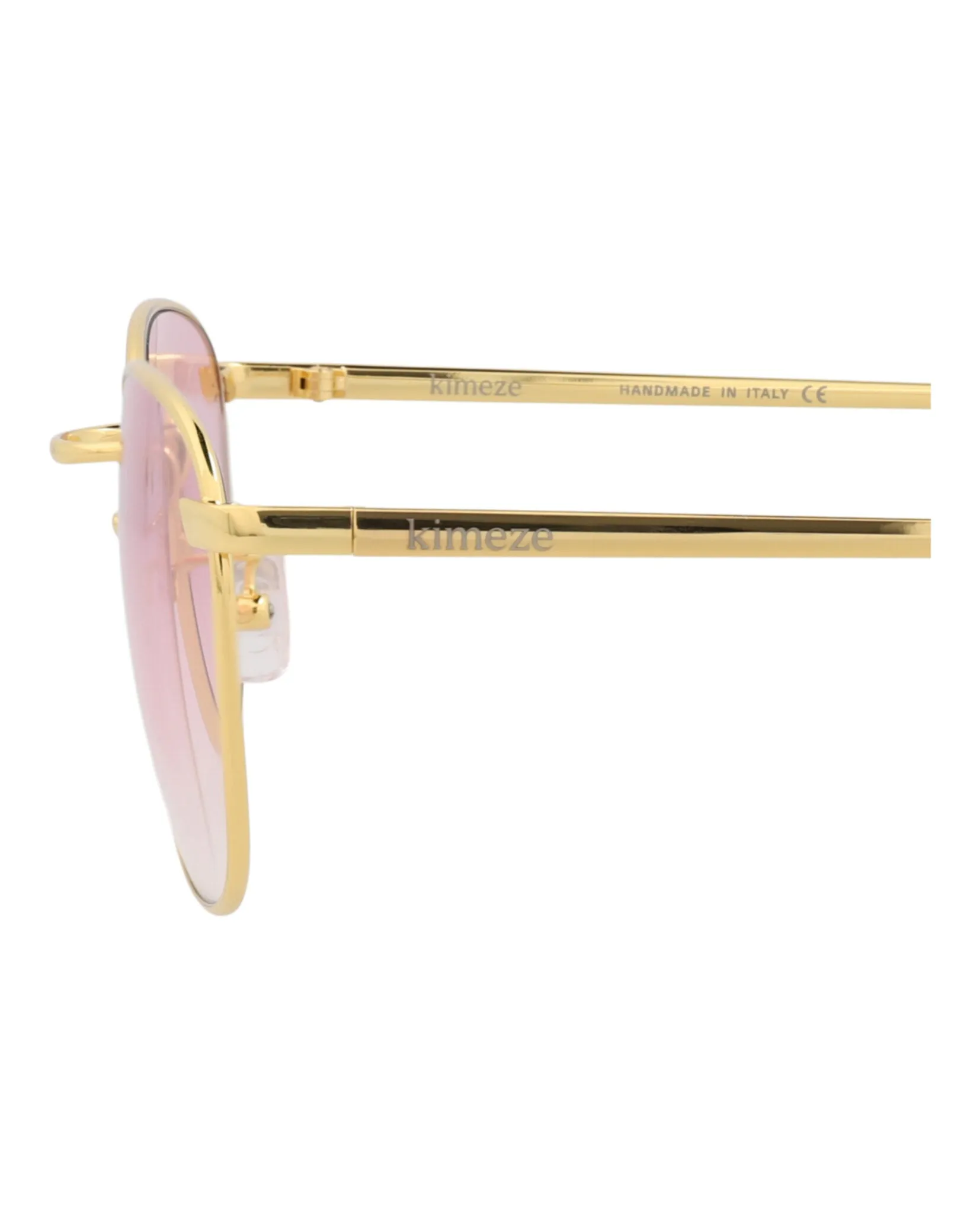 Round-Frame Acetate Sunglasses