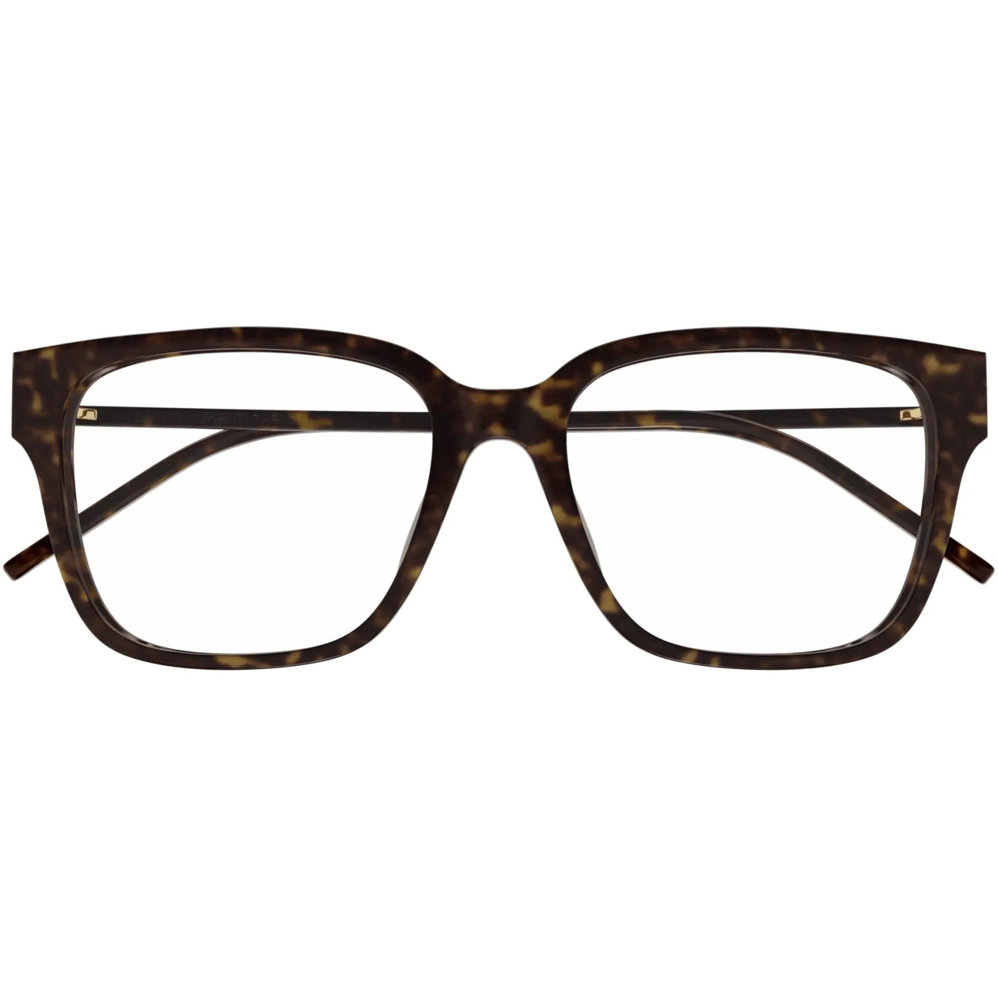 Saint Laurent Women's Eyeglasses - Havana Acetate/Metal Frame Demo Lens | SLM48OAF 003