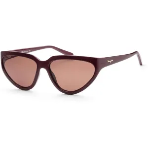 Salvatore Ferragamo Women's Sunglasses - Burgundy Frame | SALVATORE FERRAGAMO1017S 604