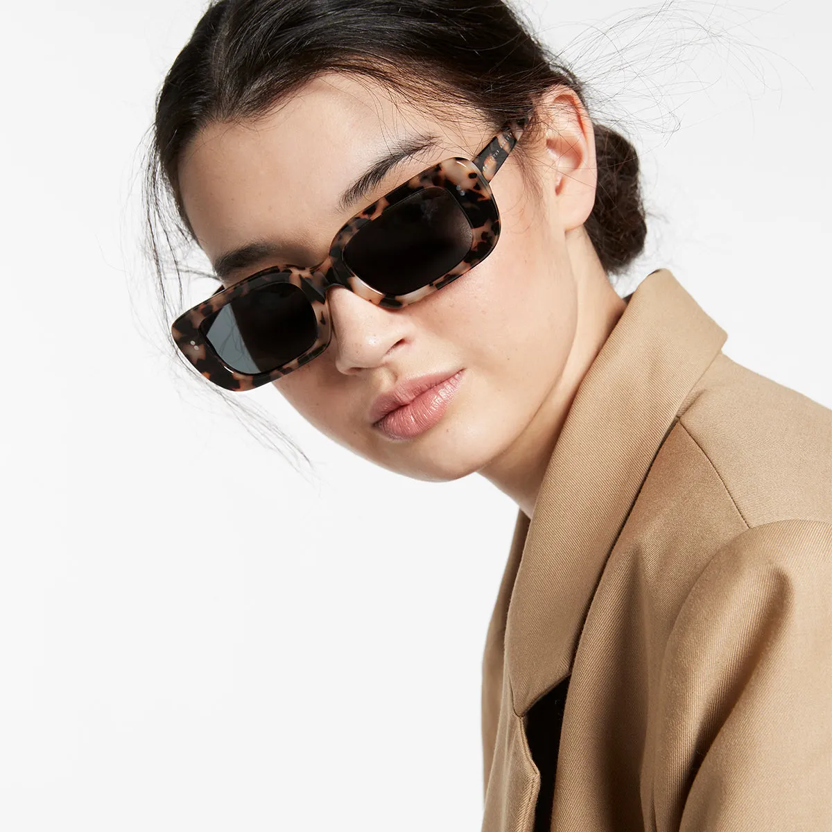 Solitary Sunglasses - White Tort