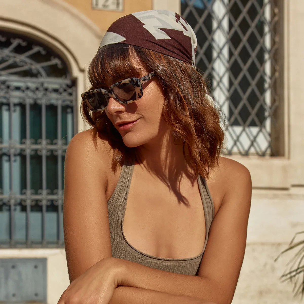 Solitary Sunglasses - White Tort