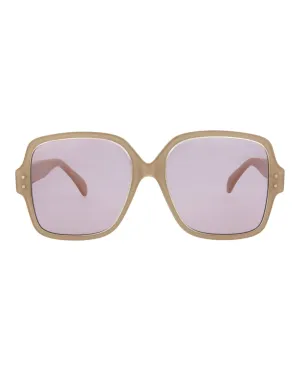 Square-Frame Acetate Sunglasses