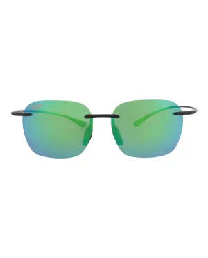 Square-Frame Nylon Sunglasses
