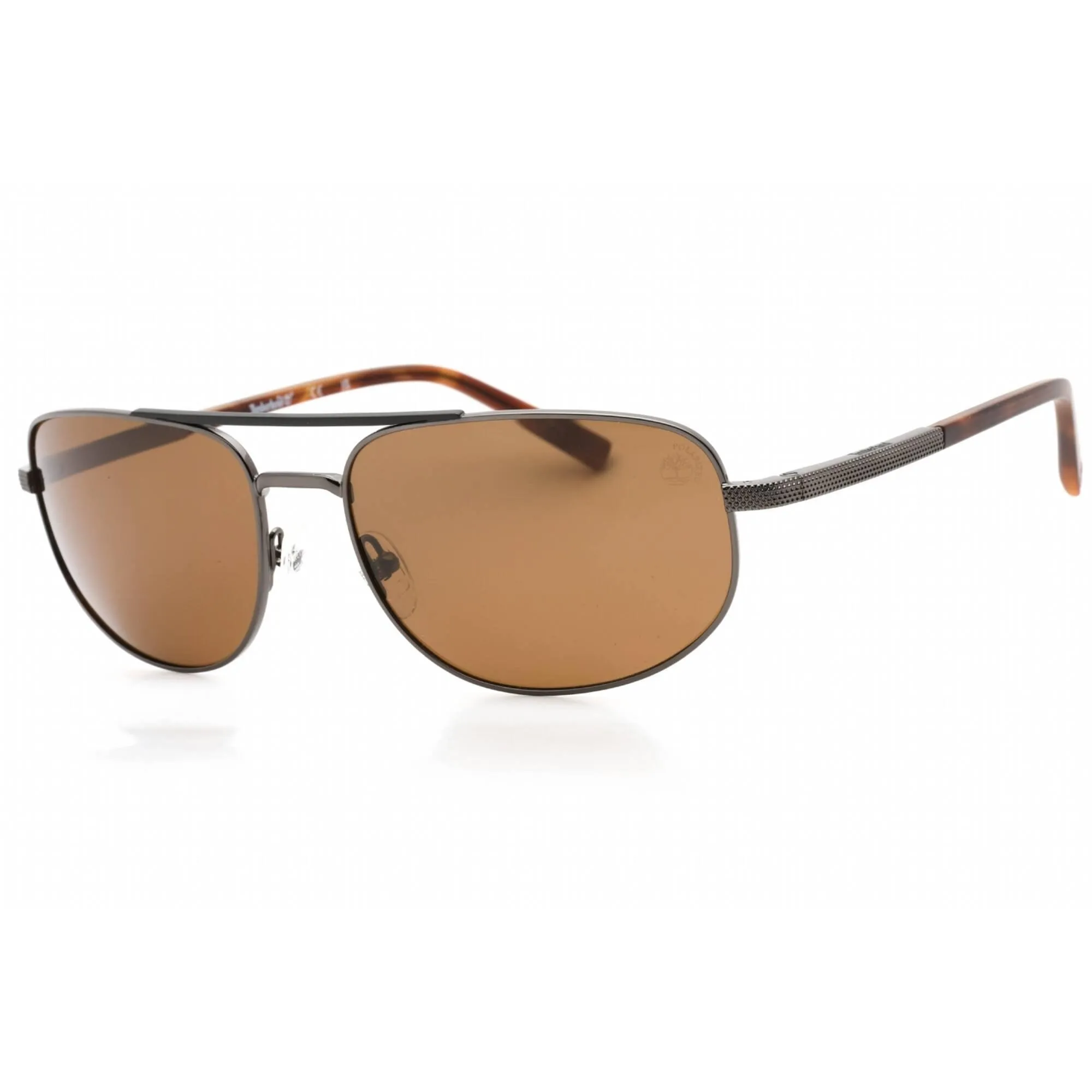 Timberland Men's Sunglasses - Shiny Dark Gunmetal with Black/Tortoise | TB9285 06H