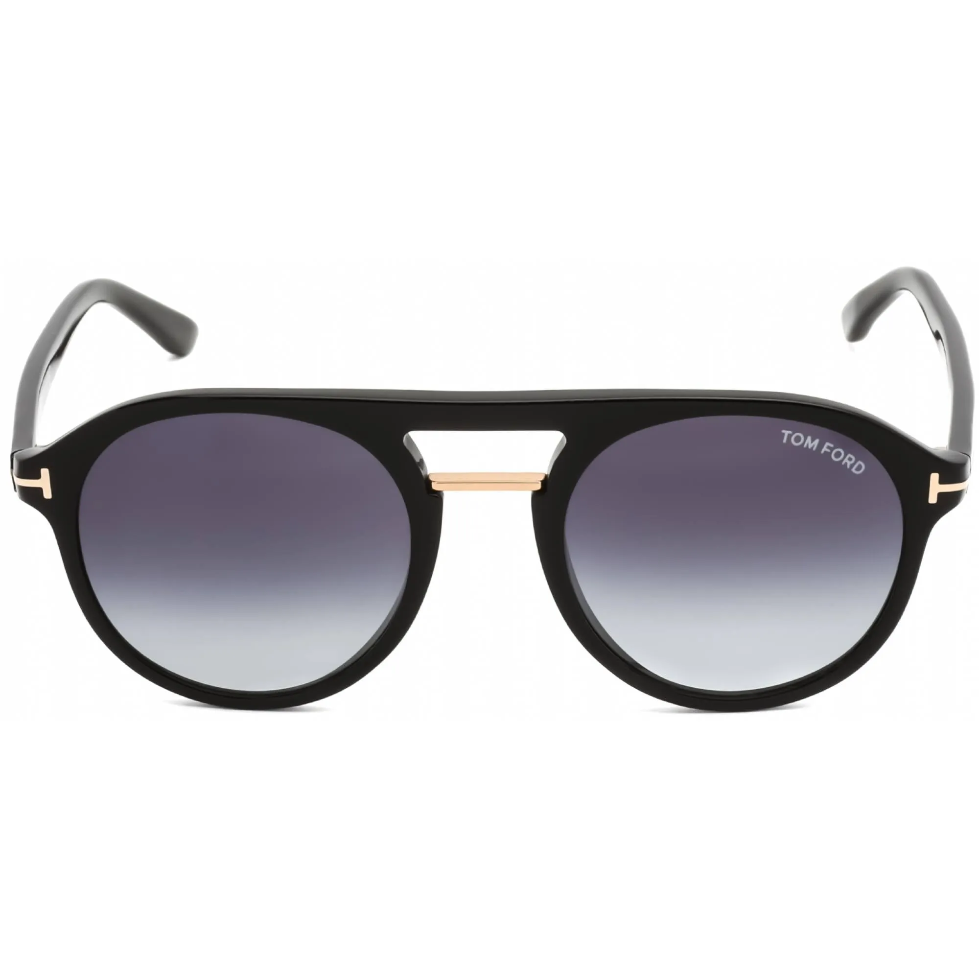 Tom Ford Men's Sunglasses - Shiny Black 54mm Frame Gradient Blue Lens | FT0675 01W