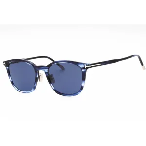 Tom Ford Men's Sunglasses - Shiny Blue Acetate Square Full Rim Frame | FT0956-D 90V