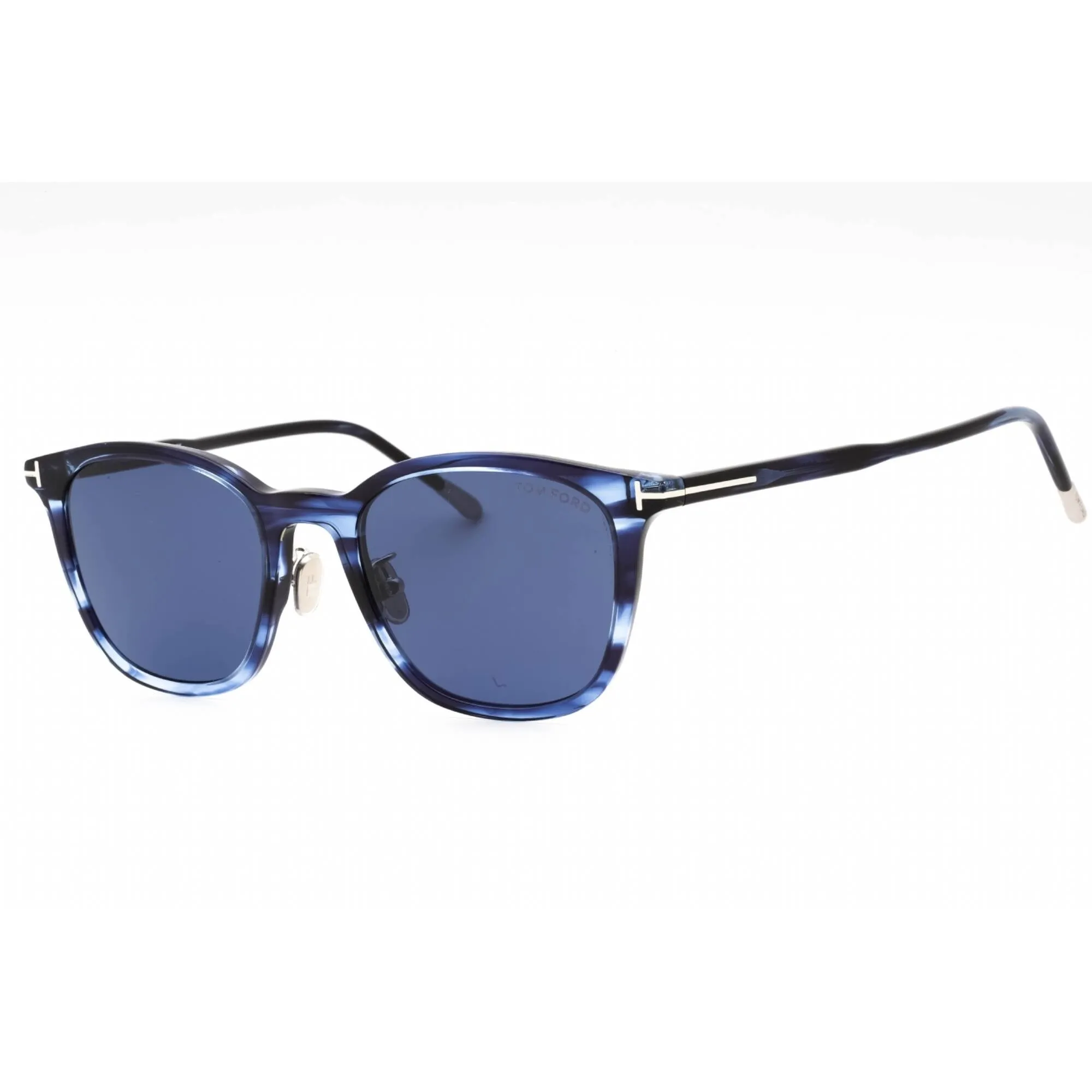 Tom Ford Men's Sunglasses - Shiny Blue Acetate Square Full Rim Frame | FT0956-D 90V