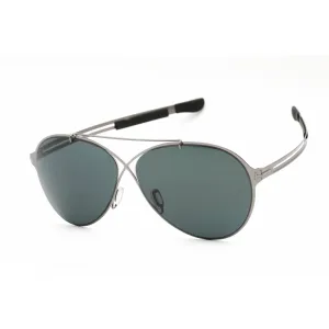 Tom Ford Men's Sunglasses - Shiny Dark Ruthenium Aviator Full Rim Frame | FT0828 12V
