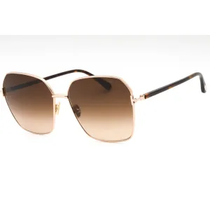 Tom Ford Women's Sunglasses - Dark Havana Metal Geometric Full Rim Frame | FT0839 52F