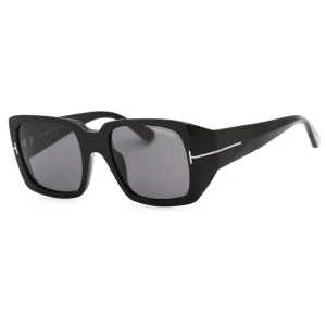 Tom Ford Women's Sunglasses - Shiny Black Plastic Square Full Rim Frame | FT1035-N 01A