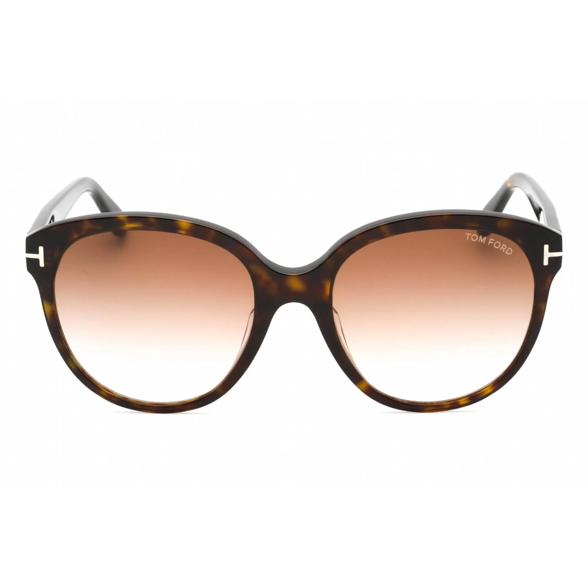 Tom Ford Women's Sunglasses - Shiny Dark Havana Frame Gradient Lens | FT0957-D 52F