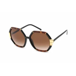 Tory Burch Women's Sunglasses - Dark Tortoise/Black Frame Brown Lens | TY9072U 189613