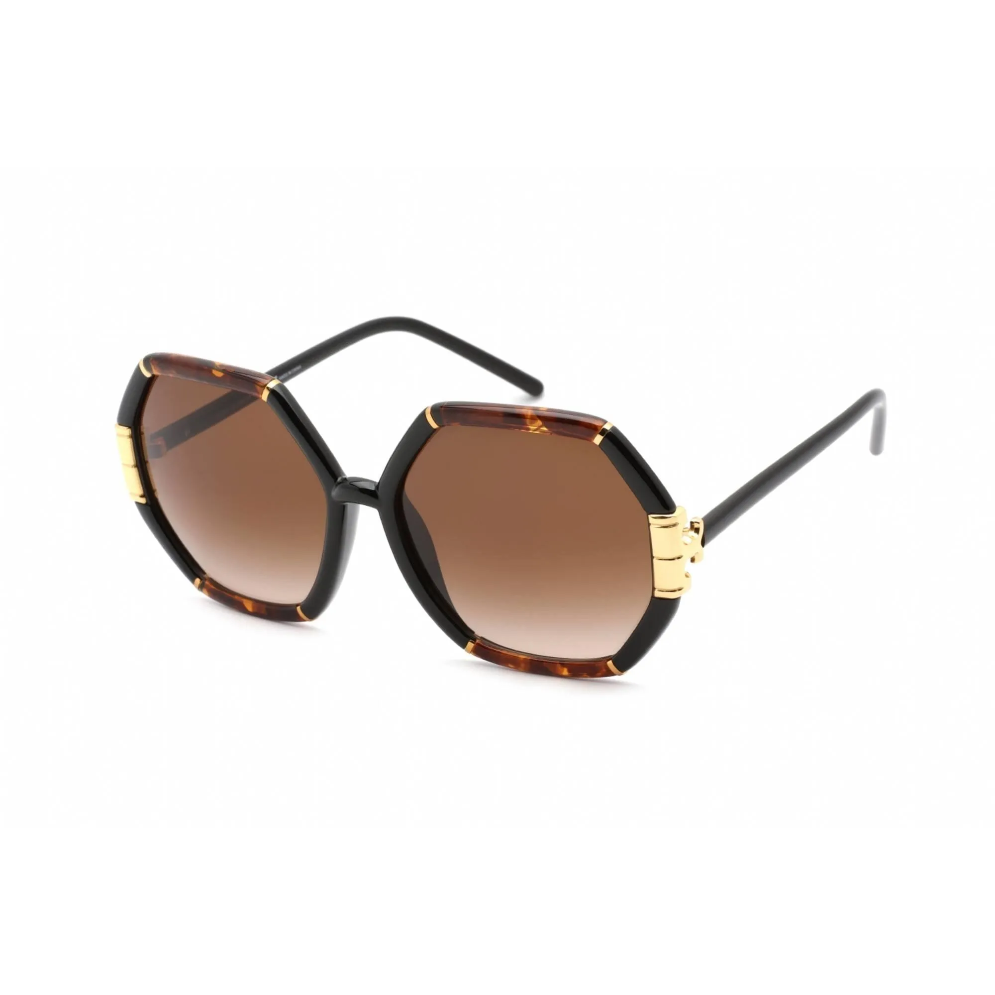 Tory Burch Women's Sunglasses - Dark Tortoise/Black Frame Brown Lens | TY9072U 189613