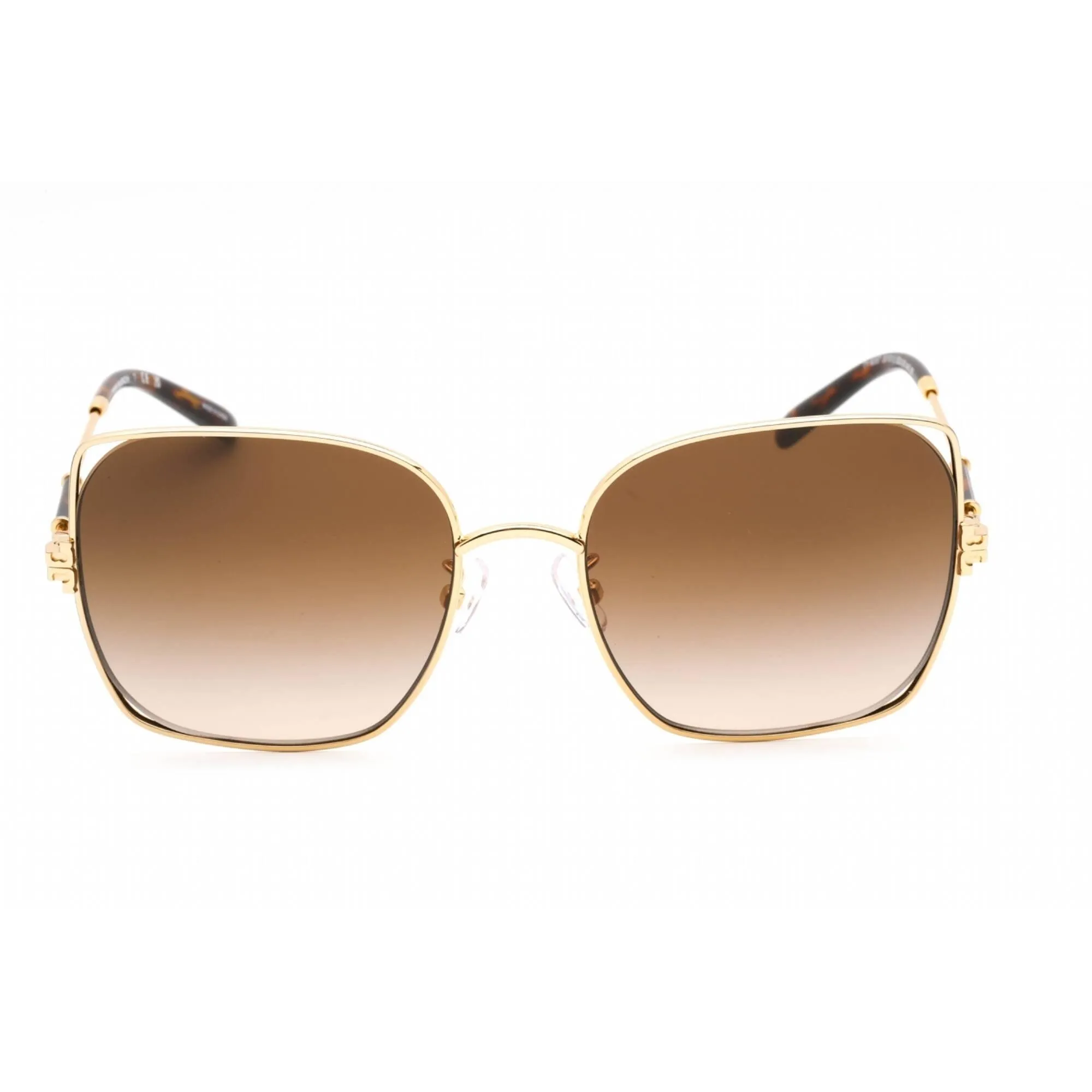 Tory Burch Women's Sunglasses - Full Rim Gold Metal Square Frame | 0TY6097 331613