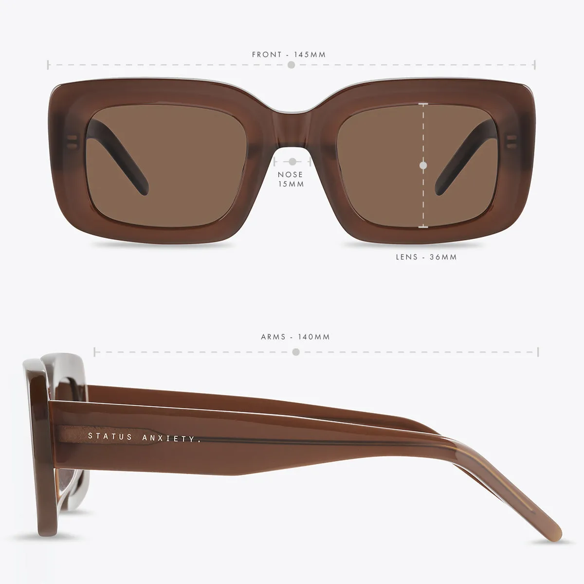 Unyielding Sunglasses - Brown