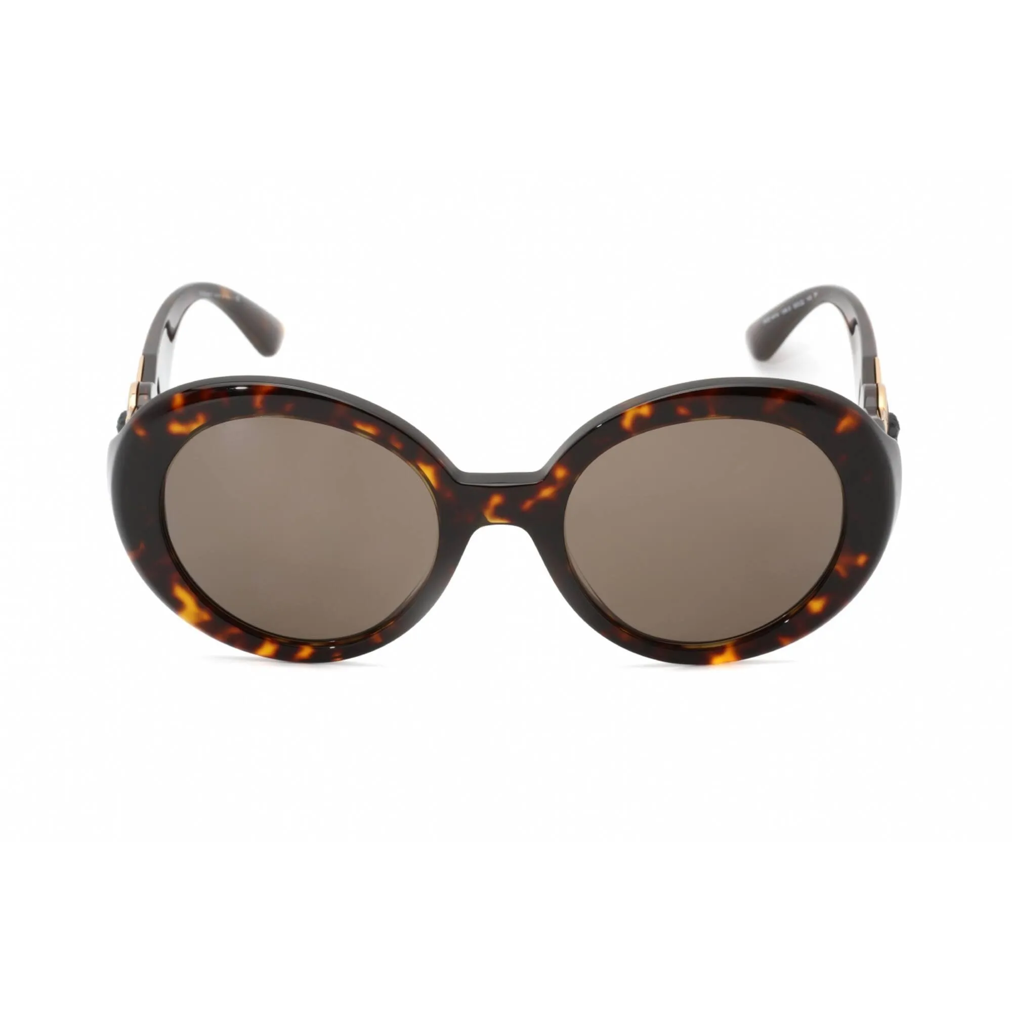 Versace Men's Sunglasses - Full Rim Havana Plastic Oval Shape Frame | VE4414 108/3