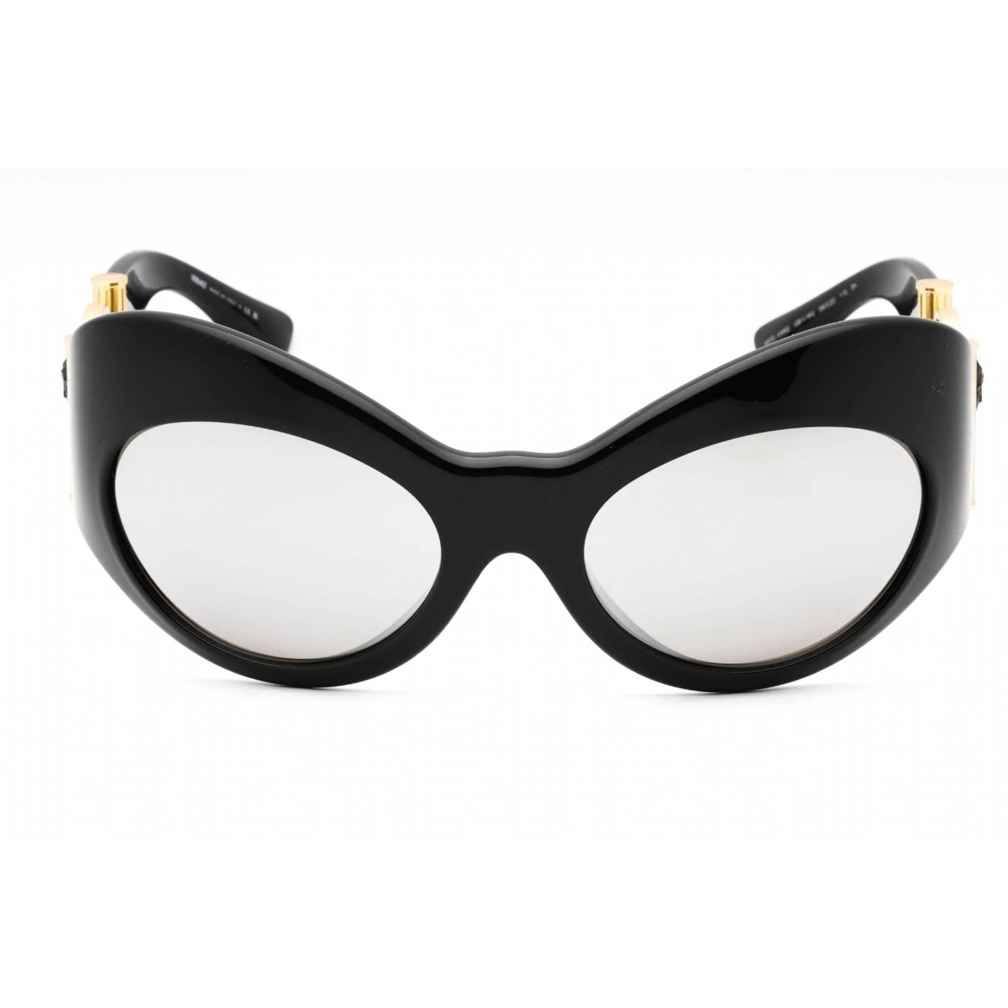 Versace Women's Sunglasses - Black/Light Grey Plastic Cat Eye Frame | 0VE4462 GB1/6G