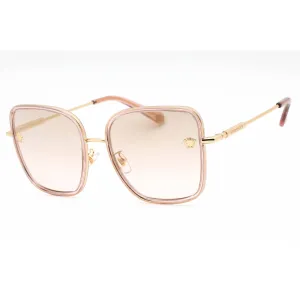 Versace Women's Sunglasses - Transparent Pink/Pale Gold Metal Frame | 0VE2247D 14837I
