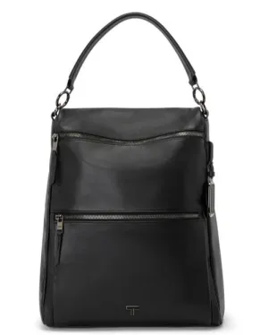VOYAGEUR Limerick Backpack/Tote - Black/Gunmetal